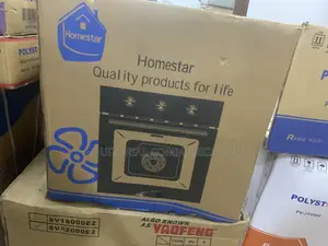 Homestar Hsqmb60‐Bk 60 × 60 Cm Built‐In Gas‐Electric Oven