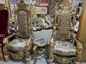 Kings and Queens Chairs and Side Table