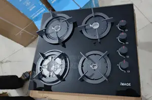 Image 4 Burner Built in Gas Hob Sleek Glass Design