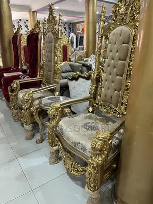 Kings and Queens Chairs and Side Table