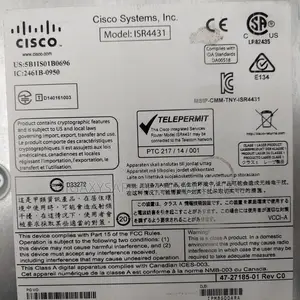 Ciscoisr4431/K94431router,Gigabitethernet,4gbram,8gb
