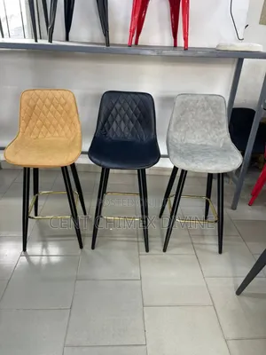 Simple Gold Ring Bar Stools