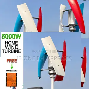 Silent and Strong: The 5000w Vertical Axis Wind Turbine.