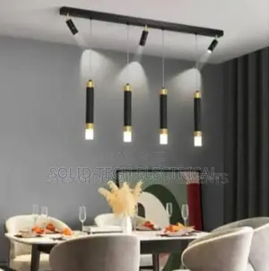 4 Drops Pendant Droplight With Tracklights