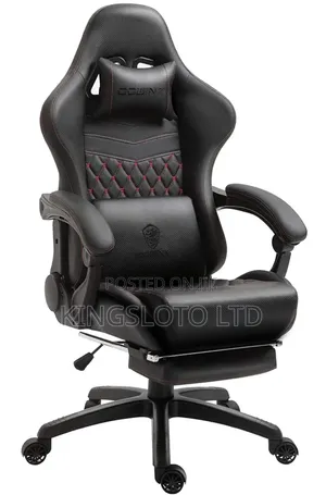 Dowinx Gaming/Office Pc Chair With Massage Lumbar Style Pu Leather