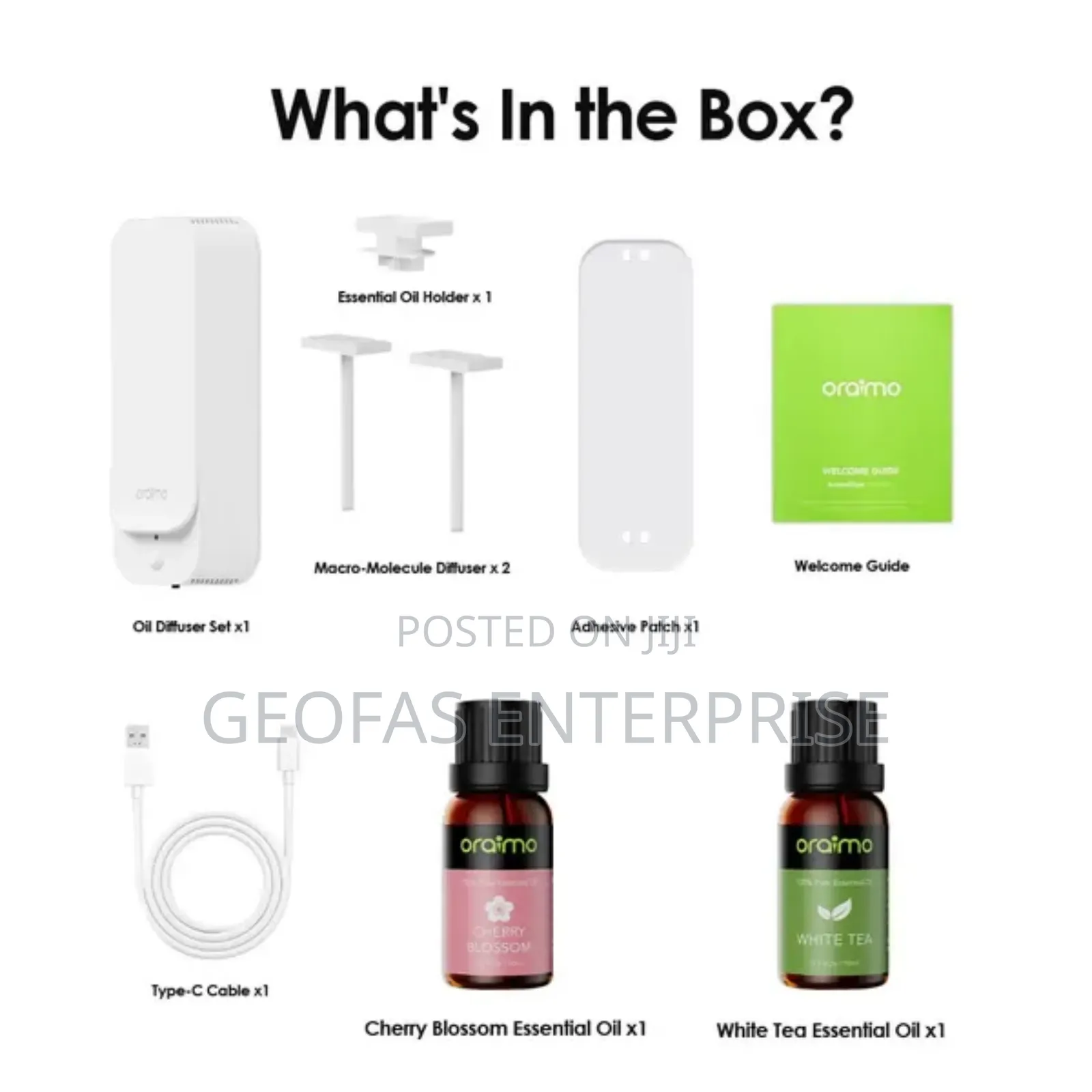 Oraimo Aromaglow Waterless Wall-Mounted Aromatherapy Diffuser