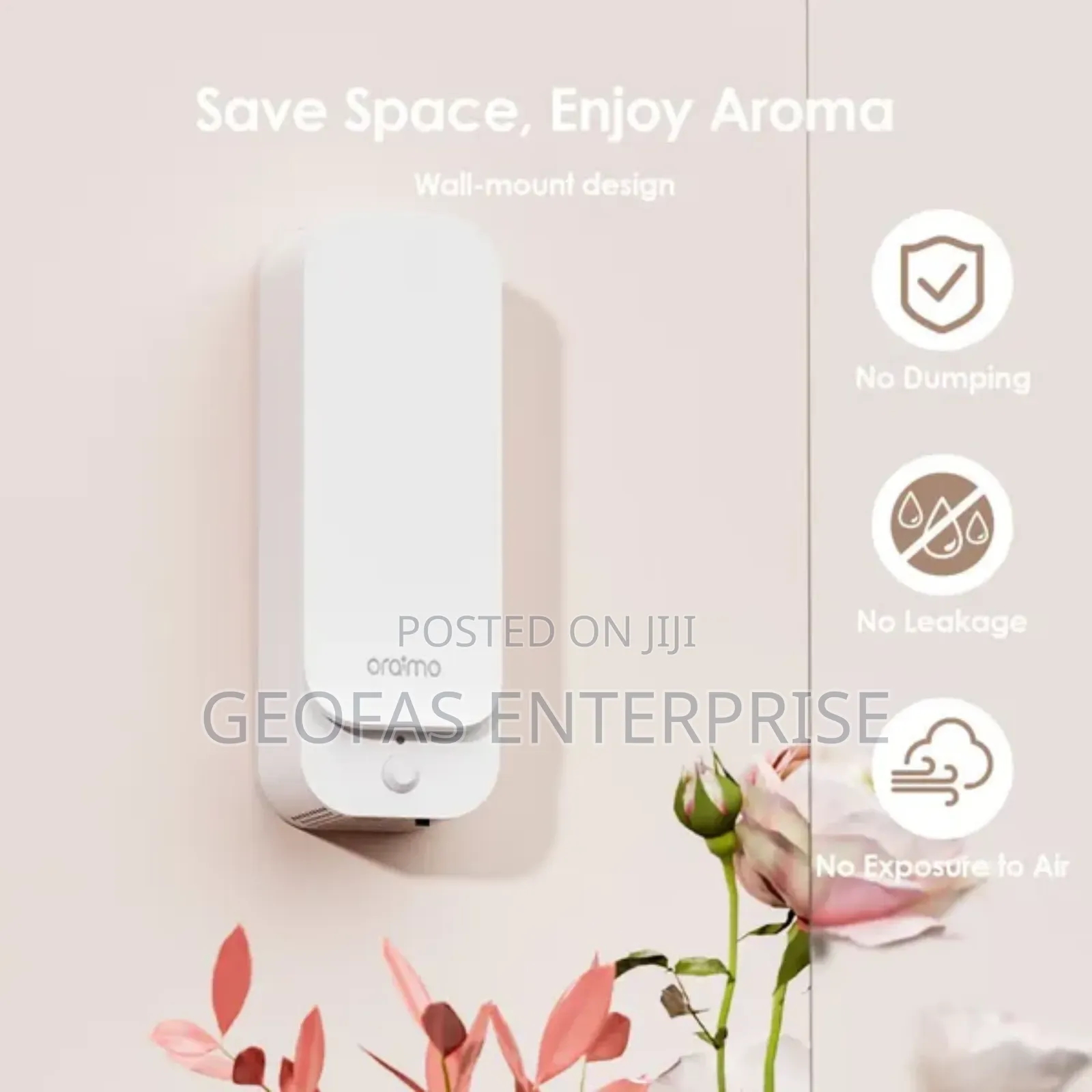 Oraimo Aromaglow Waterless Wall-Mounted Aromatherapy Diffuser