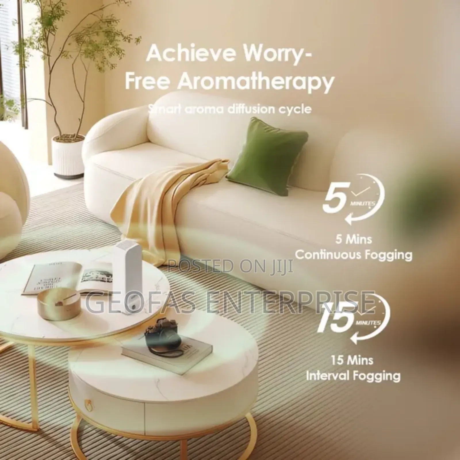 Oraimo Aromaglow Waterless Wall-Mounted Aromatherapy Diffuser