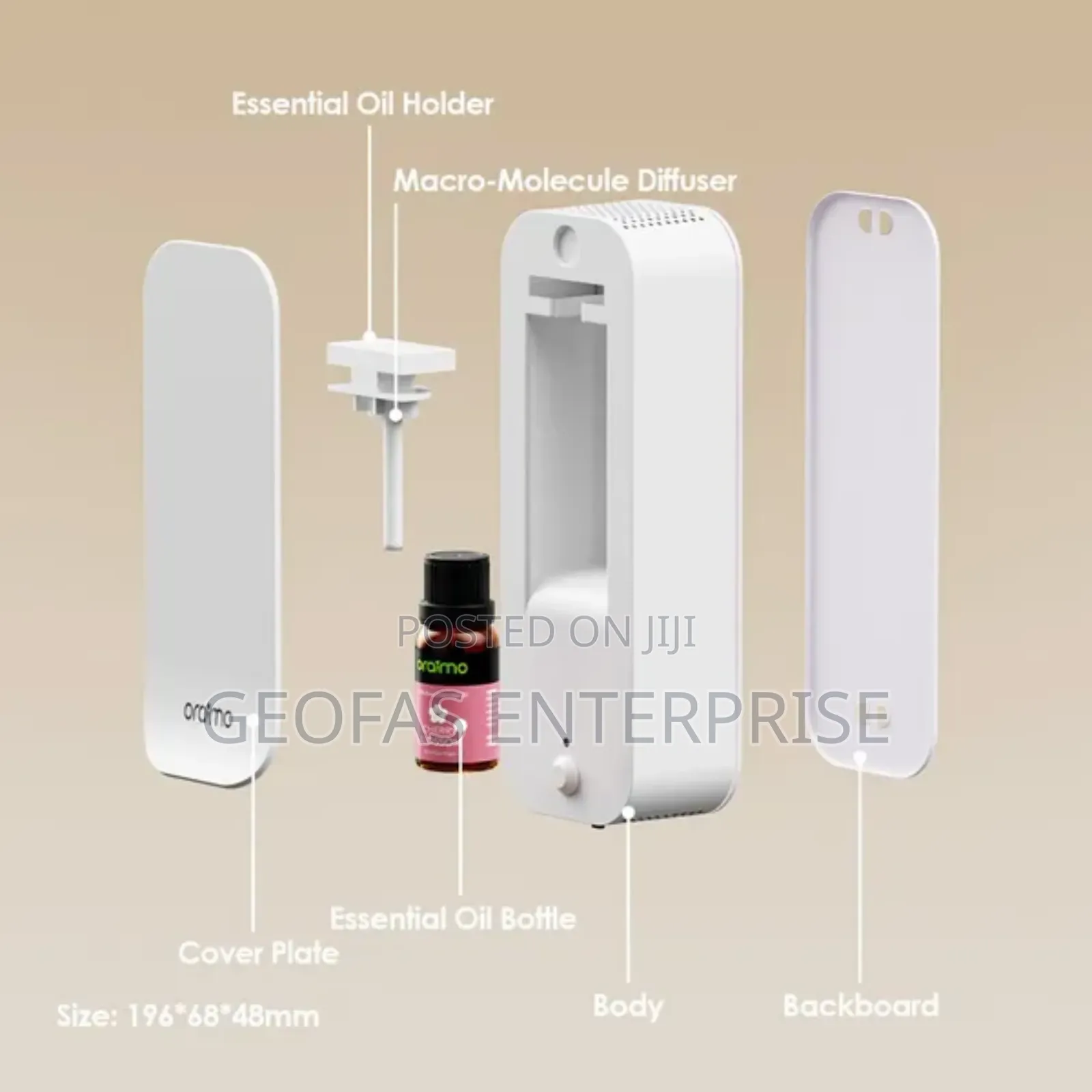 Oraimo Aromaglow Waterless Wall-Mounted Aromatherapy Diffuser