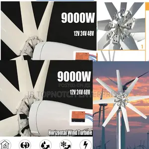 The 9000w 48v Horizontal Wind Turbine: Efficient. Elegant. Essential