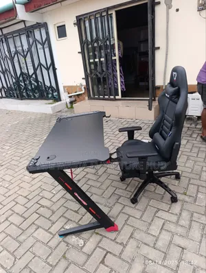 Ergonomic Furgle Gaming Chair and Desk.