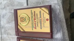 Wooden Plaque Both Sided Curve 6by8