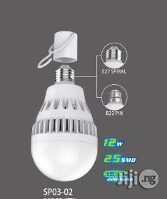 Ac/Dc 12W LED Rechargeable Bulb