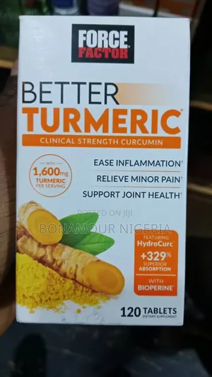 Force Factor Better Tumeric 1600mg X120 Tabs