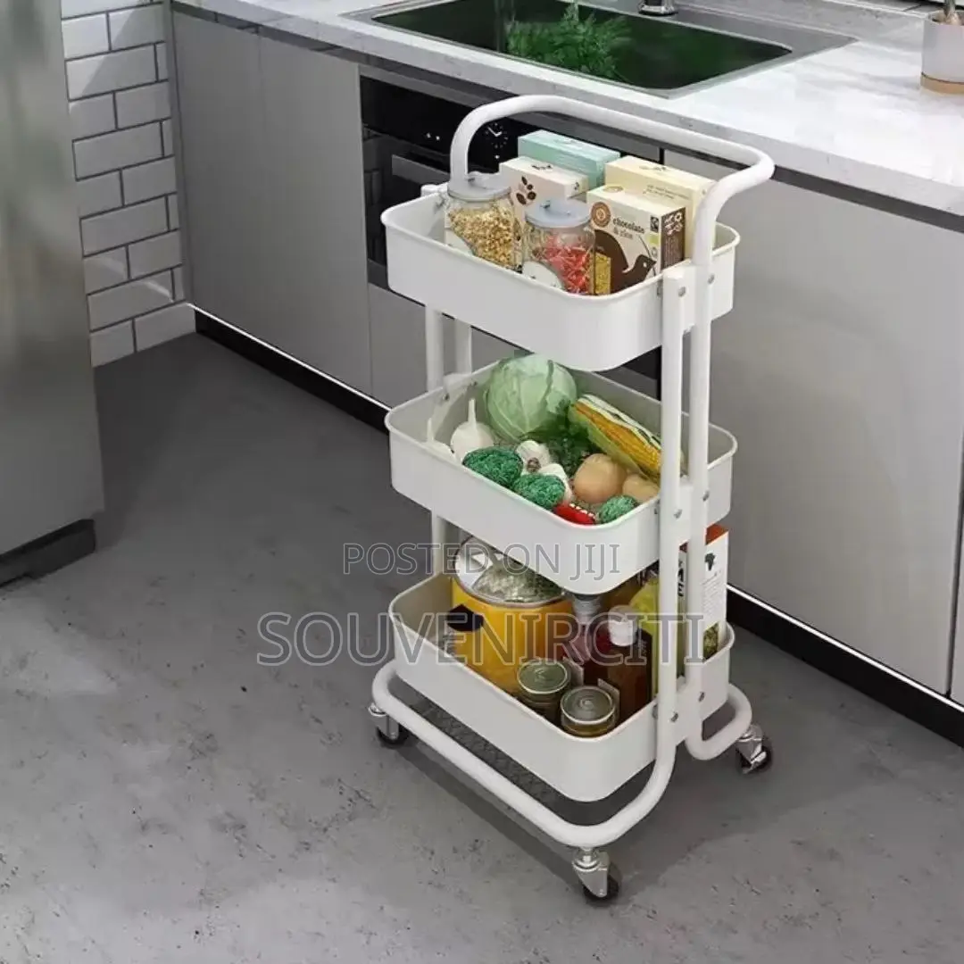 3tier Multipurpose Storage Trolley