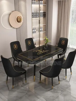 Channel Designer Dinning Table and Chairs
