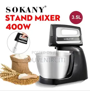 Sokany 3.5l Stand Mixer – ₦39,500