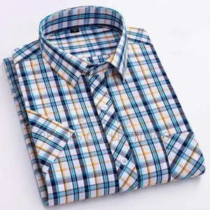 Men Long Sleeve Office Shirts