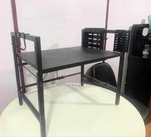 High Quality Steel Expandable Microwave Rack With Cutlery Holder