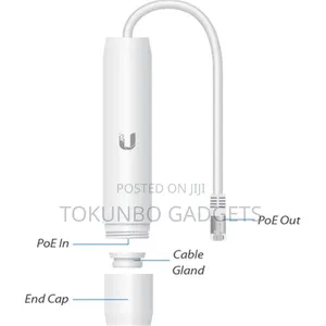 Ubiquiti Ins-3af-0-G 802.3af Outdoor Poe Converter White