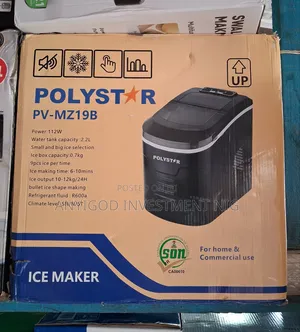 Poly Star Ice Maker With Big and Small Selection