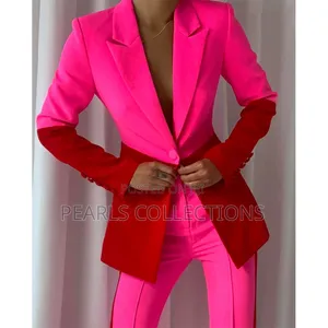Women Pink Official Suit 2pc Set