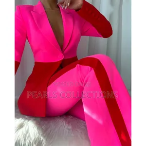 Women Pink Official Suit 2pc Set
