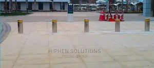 Automotive Steel Electronic Barriers Hydraulic Bollards For Security