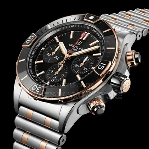 Breitling Quality Luxury Men Chain Strap Wristwatch