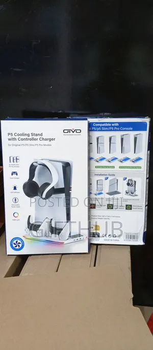 Ps5 Cooling Stand With Controller Charger