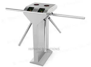 Double Passage Half Height Turnstile , Vertical Tripod Turnstile Gate