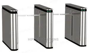 Single Arm Turnstile Access Control Dc Brush Motor 24v