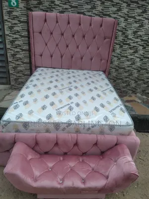 High Quality 4.5bby6 Upholstery Padded Bed Frame