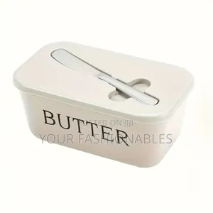 Pp Butter Dish Butter Bowl With Knife