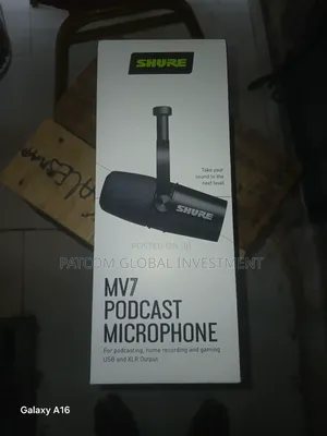 Original Shure Mv7 Studio Microphone