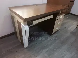 Modern Office Desk With Drawers Keyboard Tray