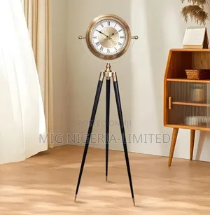 Floor Clock, Mechanical Gear Luxury Clock,