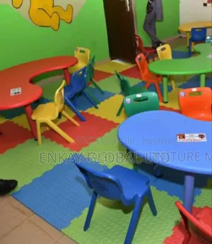 Quality Children Half Moon Table