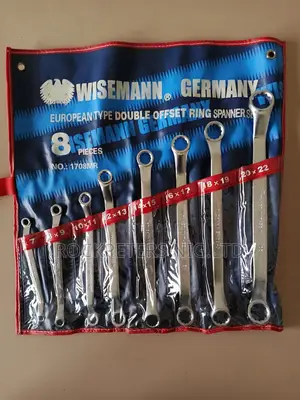 Wisemann Double Offset 8pc 6x7-20-22 Ring Spanner Set