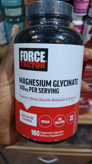 Force Factor Magnesium Glycinate 140mg X180 Veg Caps