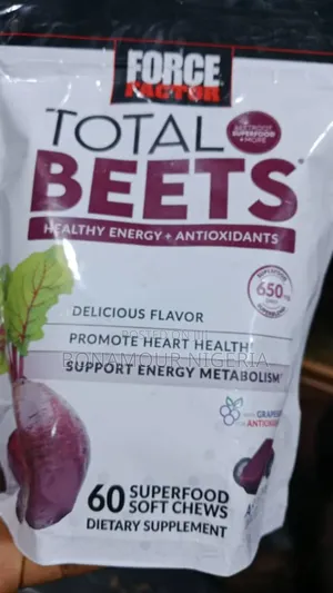 Force Factor Total Beets X60 Soft Chews