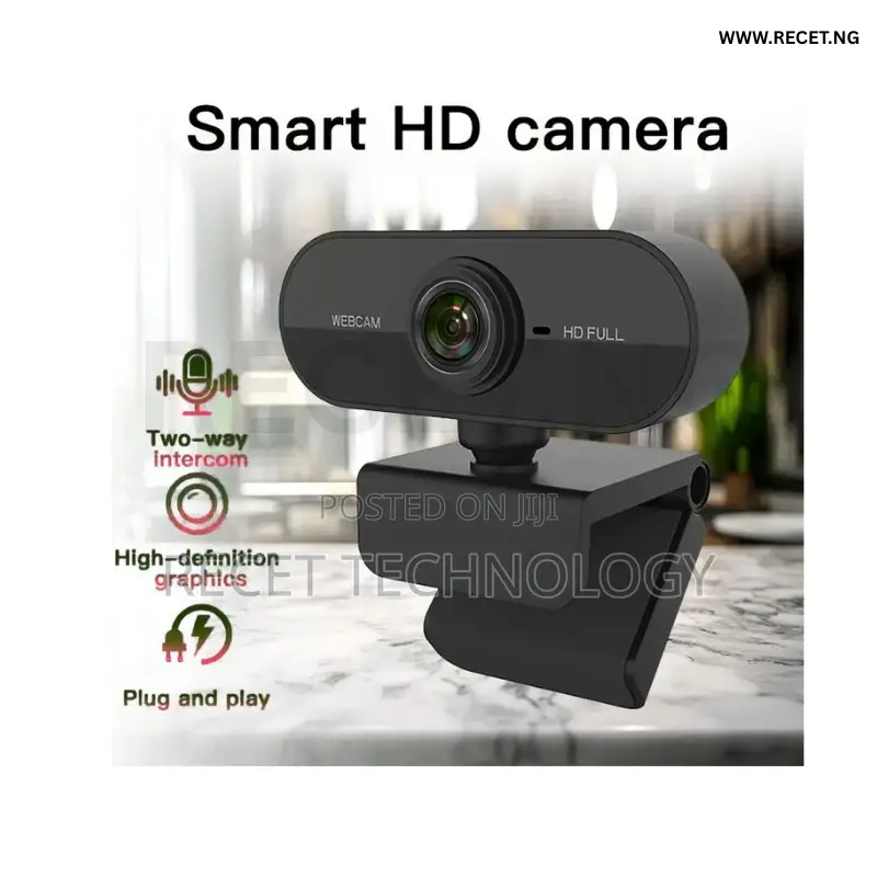 Smart Hd Webcam With Microphone, 1080p Full Hd