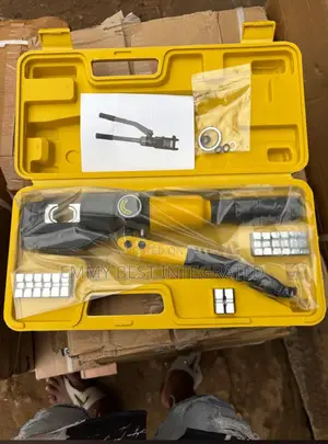 A Hydraulic Cable Lug Crimping Tool.