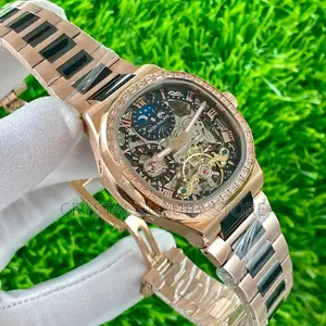 Patek Philippe Quality Luxury Men Chain Strap Chronograph Wristwatch