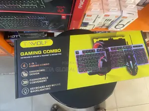 Twolf 4 in 1 Gaming Combo With Backlit
