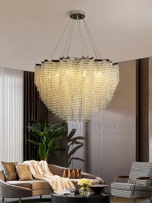 Living Room Chandelier Light Luxury Crystal Lamp