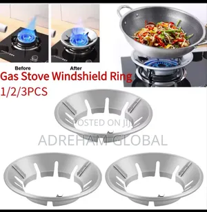 1pc Original Stainless Steel Fireproof Energy Saver Gas Stove Cover