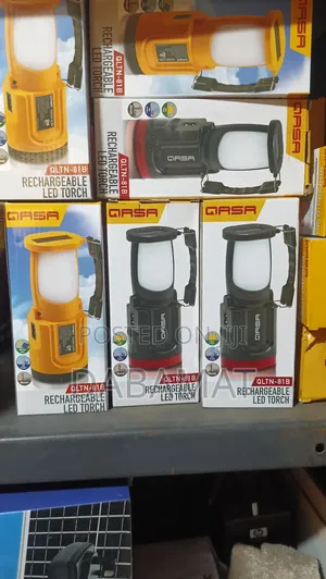 Qasa Solar/Electricity Rechargeable Led Torch Lantern