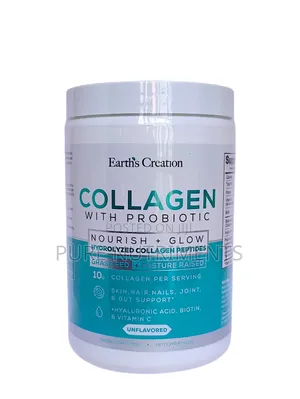 Earth's Creation Collagen With Probiotics - Nourish and Glow Skin