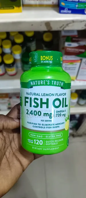 Nature's Truth Fish Oil 2400mg + Omega3 720mg X 120